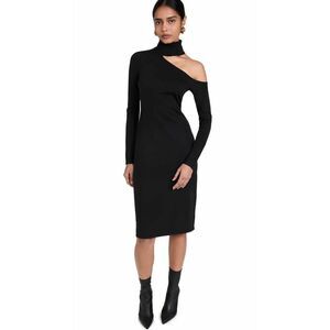 SOLD L’Agence | NWT Annalise Cut-Out Sweater Dress Black Size S